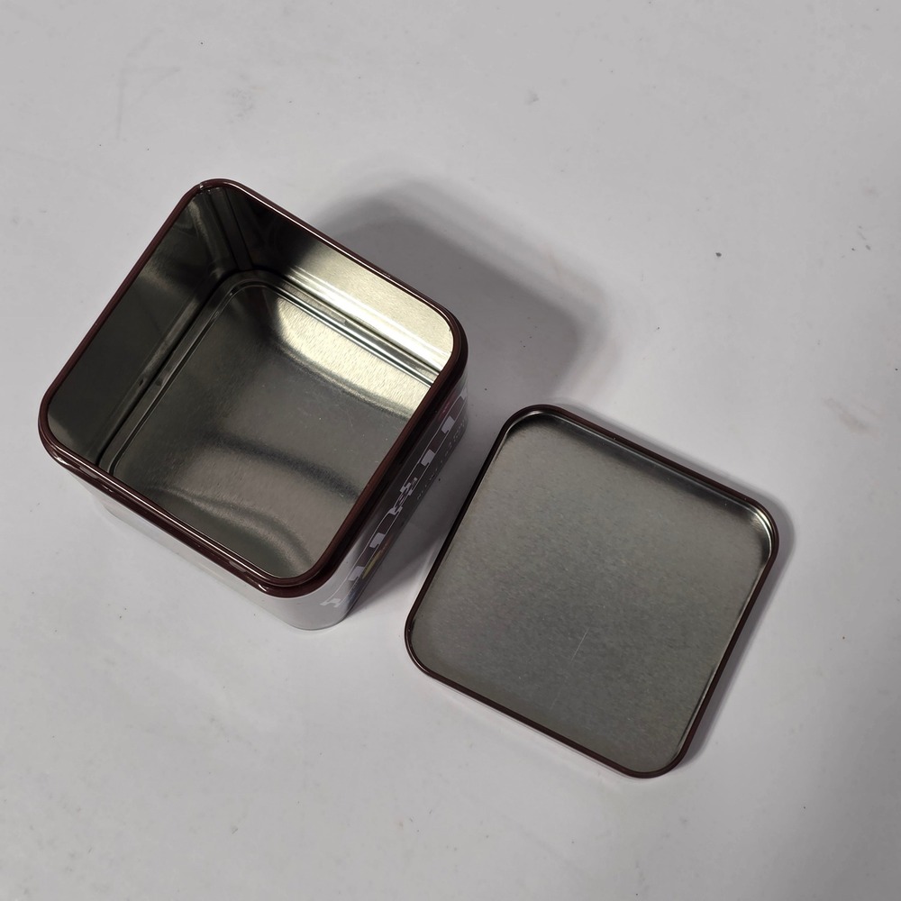 M&M's Chocolate Candy Collectible Square Tin Brown 2017 Frankford Candy Storage - Picture 4 of 8